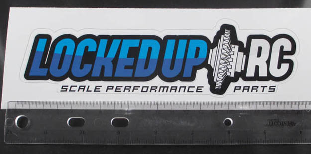 Locked UP RC 1:1 bumper sticker