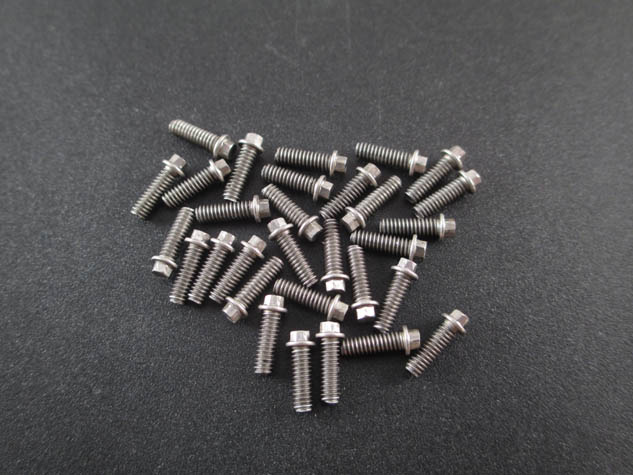 2-56 x .25 Scale Hex Bolts (30) SS 